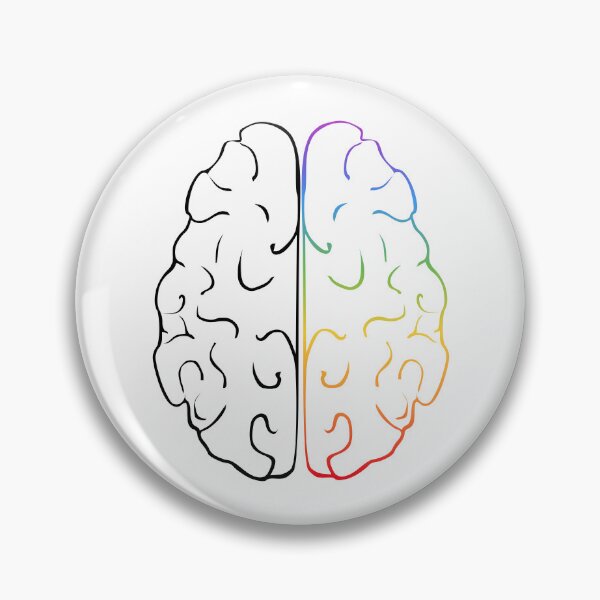 Artikelvorschau, Neurodivergentes Regenbogengehirn, Vektor entworfen und verkauft von lu-lu.