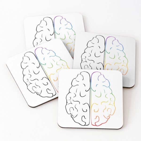 Item preview, Neurodivergent rainbow brain, vector designed and sold by lu-lu.