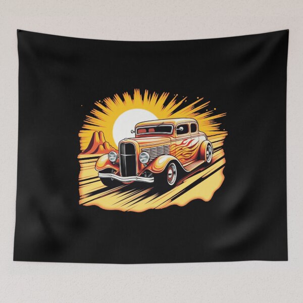Item preview, Blazing Trails - Hot Rod Riding through the Desert designed and sold by Nordilandia.