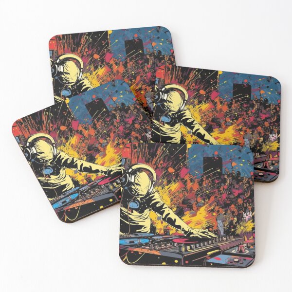 Item preview, Colorful DJ Graffiti Art Watercolor - Vibrant Music Inspired Design designed and sold by BubbleSpy.