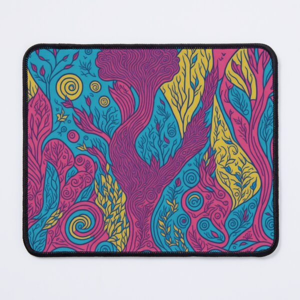 Artikelvorschau, Pastel Wonderland: Immerse Yourself in the Vibrant World of Abstract Doodles entworfen und verkauft von RedArtG09.