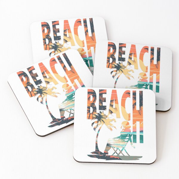 Item preview, colorful Beach holiday lillustration - Different logo size, position? Email me -  designed and sold by Picture-Art.