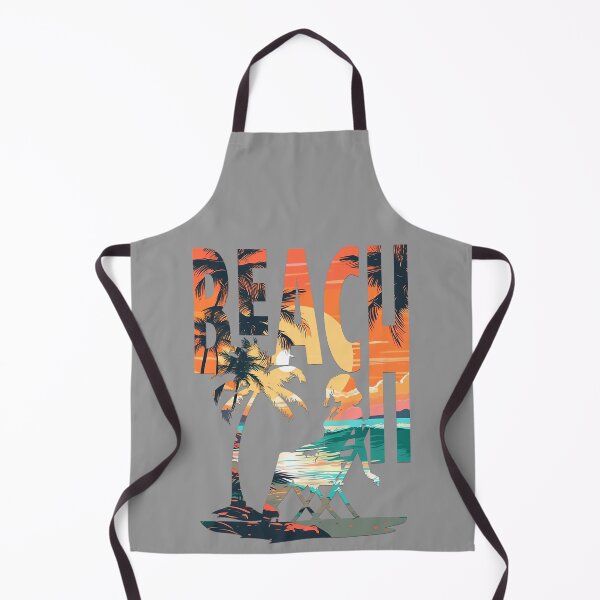 Item preview, colorful Beach holiday lillustration - Different logo size, position? Email me - designed and sold by Picture-Art.