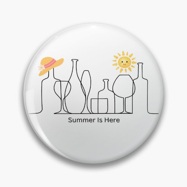 Item preview, Summer Is Here : Minimalist Line Drawing Graphic designed and sold by MTJ-Mushrooms.