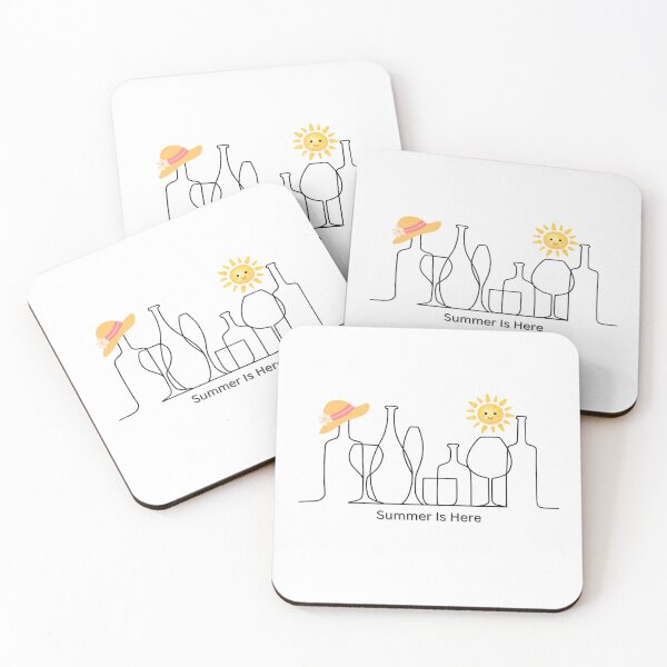 Item preview, Summer Is Here : Minimalist Line Drawing Graphic designed and sold by MTJ-Mushrooms.