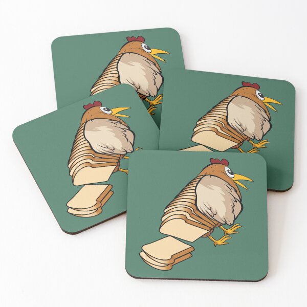 Item preview, Chicken bread slice  designed and sold by Donutlovers.