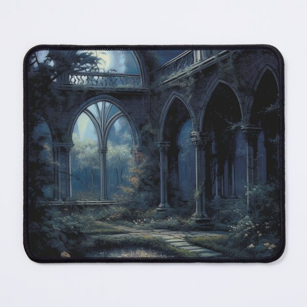 Item preview, Fantasy Art: Gothic Garden in the Moonlight designed and sold by Luna-Art-Design.