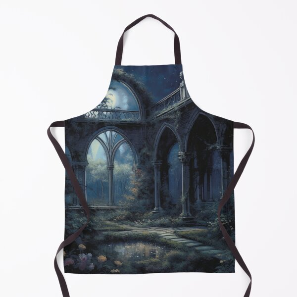 Item preview, Fantasy Art: Gothic Garden in the Moonlight designed and sold by Luna-Art-Design.