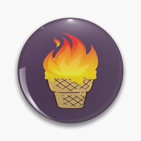 Item preview, Ice cream cone on fire  designed and sold by Donutlovers.