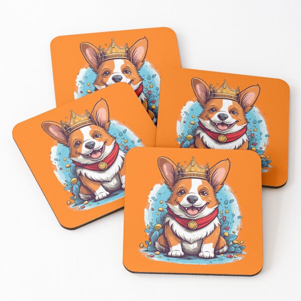 Item preview, King of the house - Queen of the house - Corgi Puppy designed and sold by brindled.