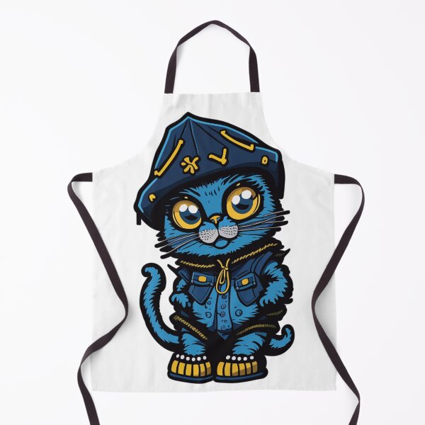 Item preview, The cool blue cat designed and sold by malkeetart.