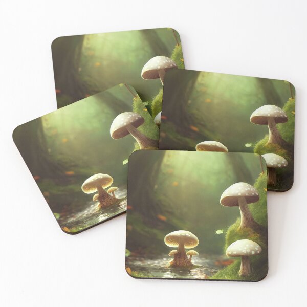 Aperçu de l'œuvre Enchanting Mushroom World: Mysterious Nature's Charm créée et vendue par Piotrek0001.