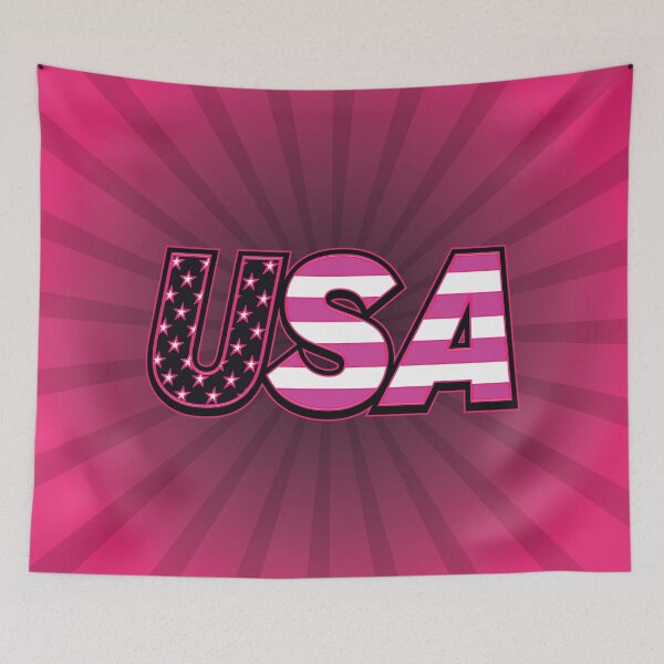 Item preview, Pink American flag  designed and sold by Donutlovers.