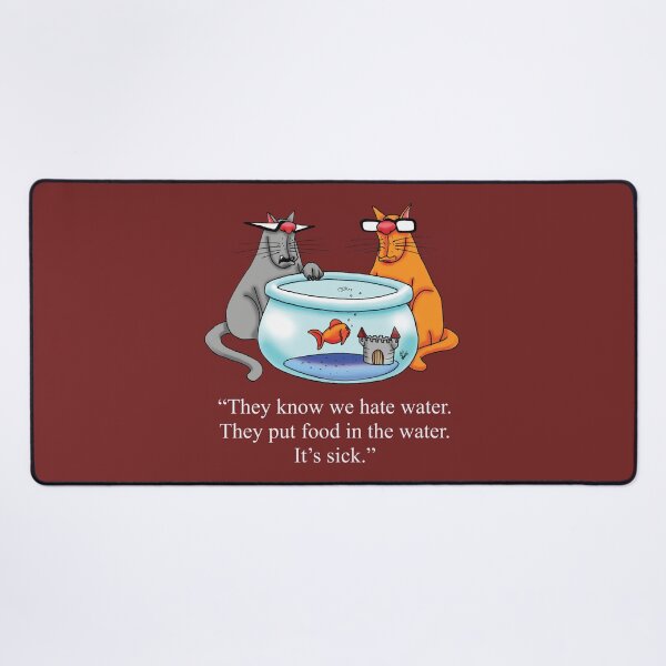 Item preview, Funny Spectickles Cat and Fish Humor designed and sold by abbottoons.