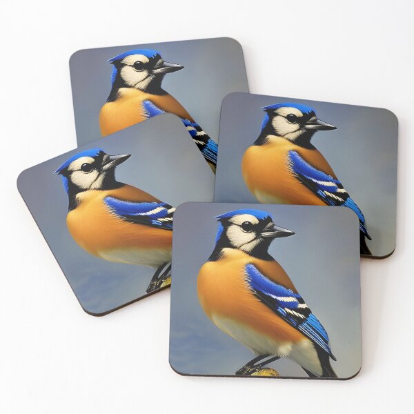 Aperçu de l'œuvre Blue Jay, empâtement, Ai Generated Art créée et vendue par ACC .
