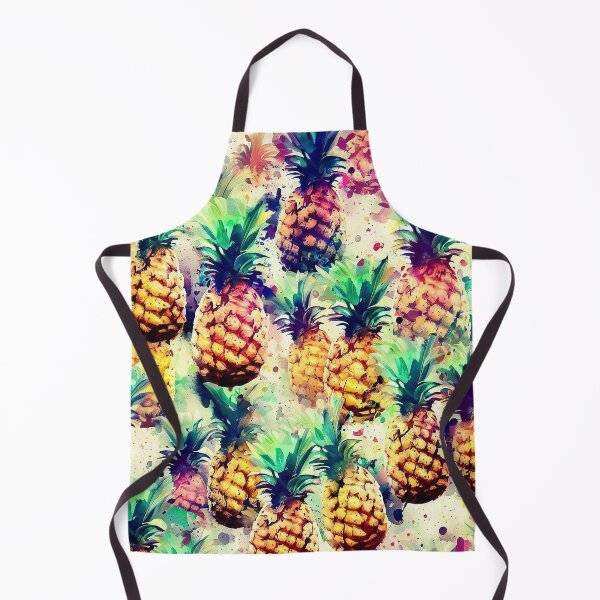Item preview, Pineapple paradise splash pattern designed and sold by TomFrontierArt.