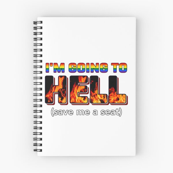 Item preview, Going to Hell (save me a seat) designed and sold by cu-b3.