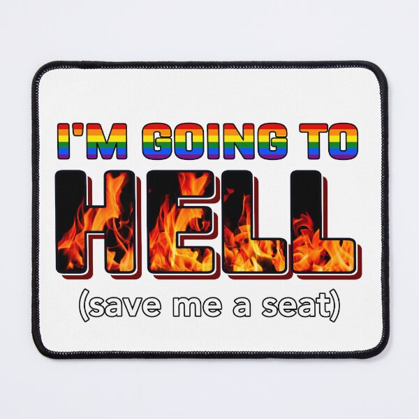 Item preview, Going to Hell (save me a seat) designed and sold by cu-b3.