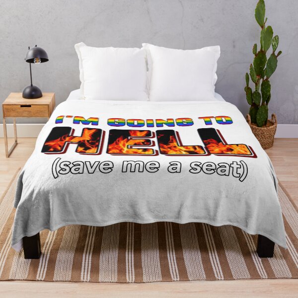 Item preview, Going to Hell (save me a seat) designed and sold by cu-b3.