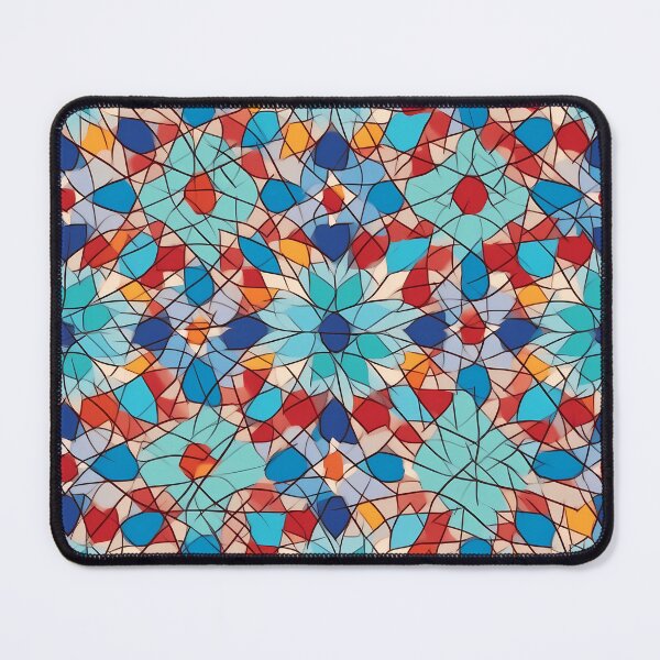 Item preview, Geometric Mosaic: Vibrant Islamic Calligraphy Pattern designed and sold by GiveMeMood.