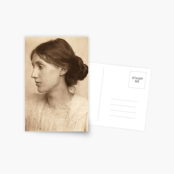 Virginia Woolf Vintage Photo Postcard