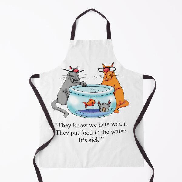 Item preview, Funny Spectickles Cat and Fish Humor designed and sold by abbottoons.