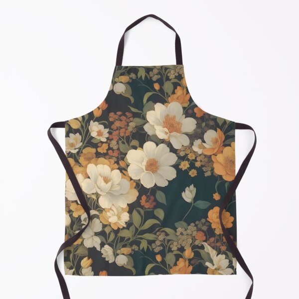 Item preview, AI Generated 70s Watercolor Tropical Flower and Leaf pattern  designed and sold by AiArtMerch.