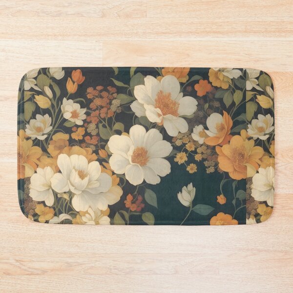 Item preview, AI Generated 70s Watercolor Tropical Flower and Leaf pattern  designed and sold by AiArtMerch.