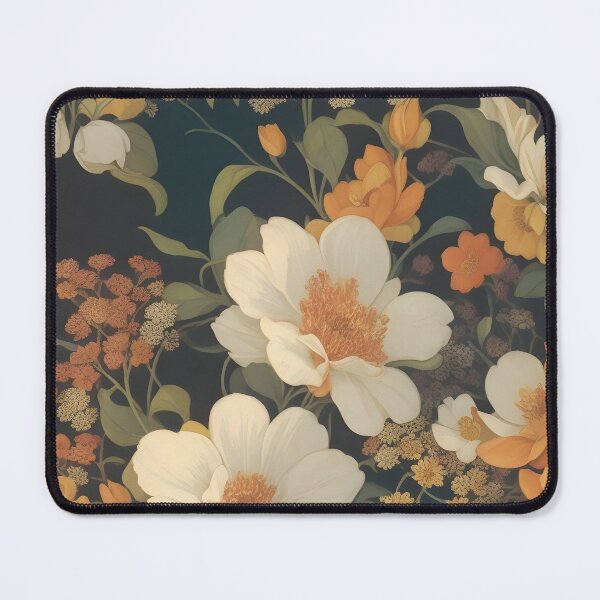 Item preview, AI Generated 70s Watercolor Tropical Flower and Leaf pattern  designed and sold by AiArtMerch.