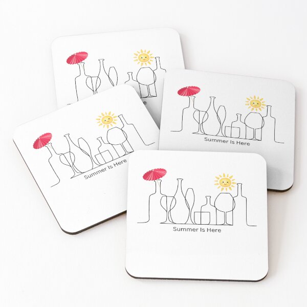 Item preview, Summer Is Here : Minimalist Line Drawing Graphic designed and sold by MTJ-Mushrooms.