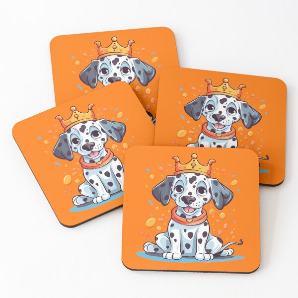 Item preview, King of the house - Queen of the house - Dalmatian puppy designed and sold by brindled.
