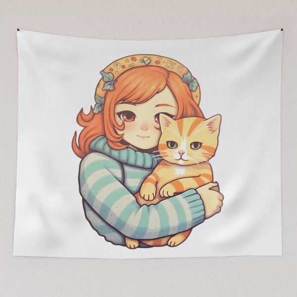 Item preview, Hug Your Cat Day - Feline Fun Sticker Sheet designed and sold by InsomniaSticker.