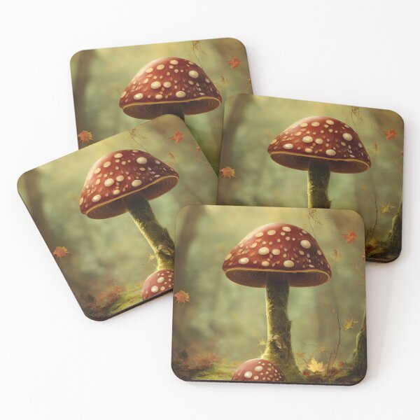 Aperçu de l'œuvre Enchanting Mushroom World: Mysterious Nature's Charm créée et vendue par Piotrek0001.