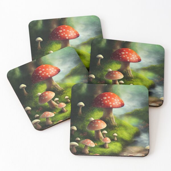 Aperçu de l'œuvre Enchanting Mushroom World: Mysterious Nature's Charm créée et vendue par Piotrek0001.