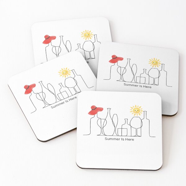 Item preview, Summer Is Here : Minimalist Line Drawing Graphic designed and sold by MTJ-Mushrooms.