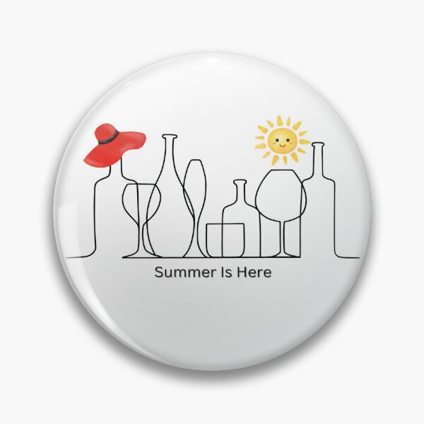 Item preview, Summer Is Here : Minimalist Line Drawing Graphic designed and sold by MTJ-Mushrooms.