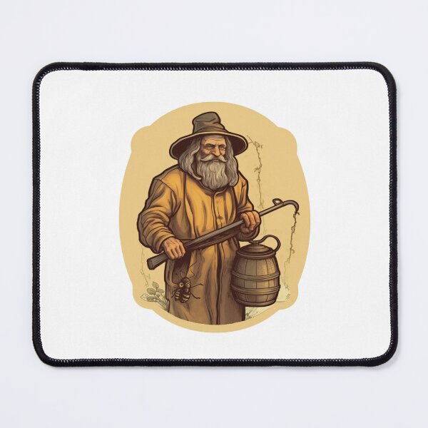 Item preview, medieval beekeeper designed and sold by printiesart.