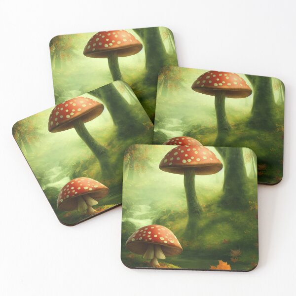 Item preview, Enchanting Mushroom World: Mysterious Nature's Charm designed and sold by Piotrek0001.