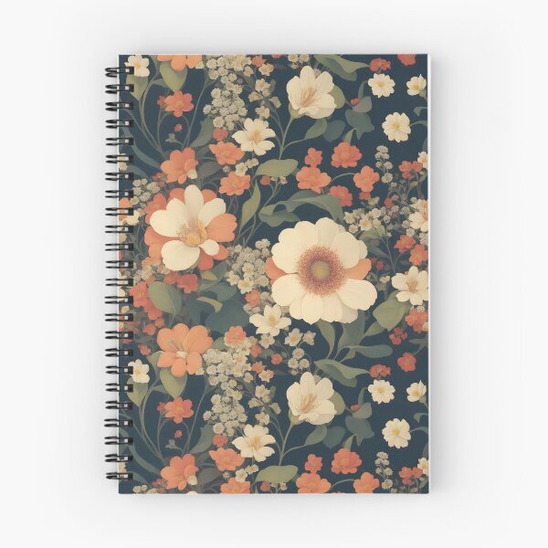 Item preview, AI Generated 70s Watercolor Tropical Flower and Leaf pattern  designed and sold by AiArtMerch.