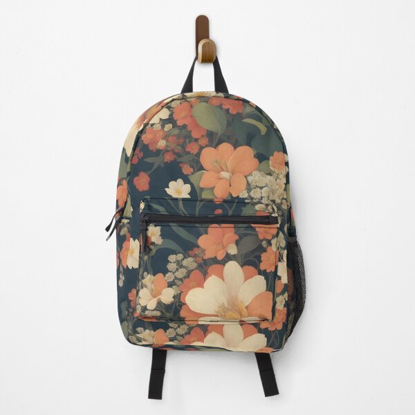 Item preview, AI Generated 70s Watercolor Tropical Flower and Leaf pattern  designed and sold by AiArtMerch.