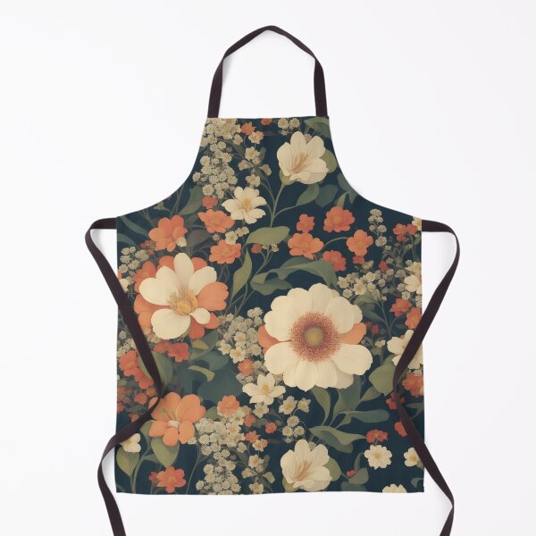 Item preview, AI Generated 70s Watercolor Tropical Flower and Leaf pattern  designed and sold by AiArtMerch.