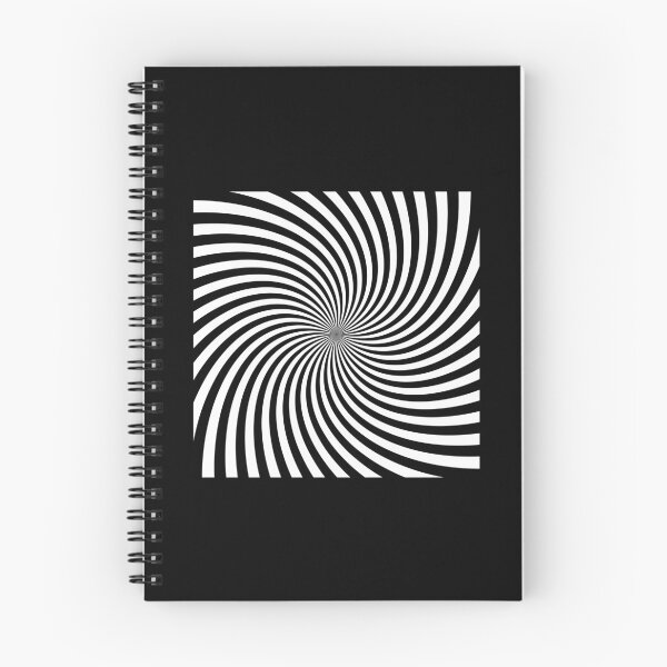 Item preview, Hypnotic Spiral "Discordia" - Black/White, Square, Counter-Clockwise designed and sold by Ella Jameson.