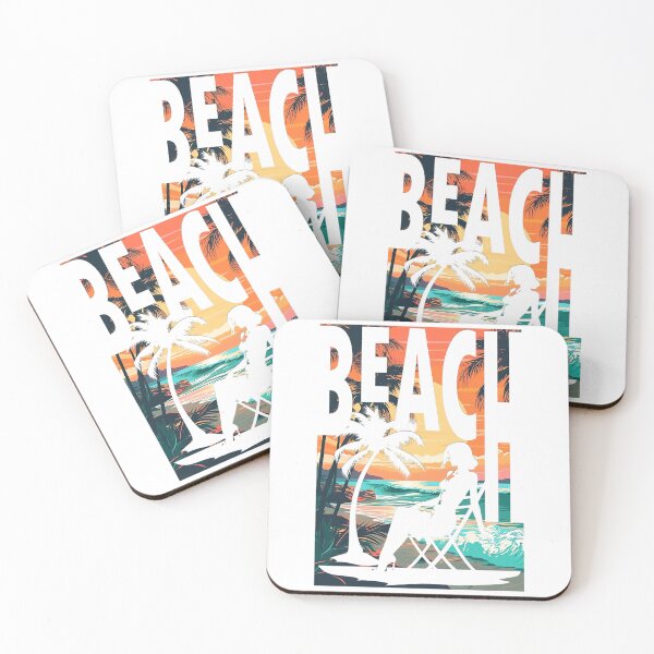 Item preview, colorful Beach holiday lillustration 1 - Different logo size, position? Email me -  designed and sold by Picture-Art.