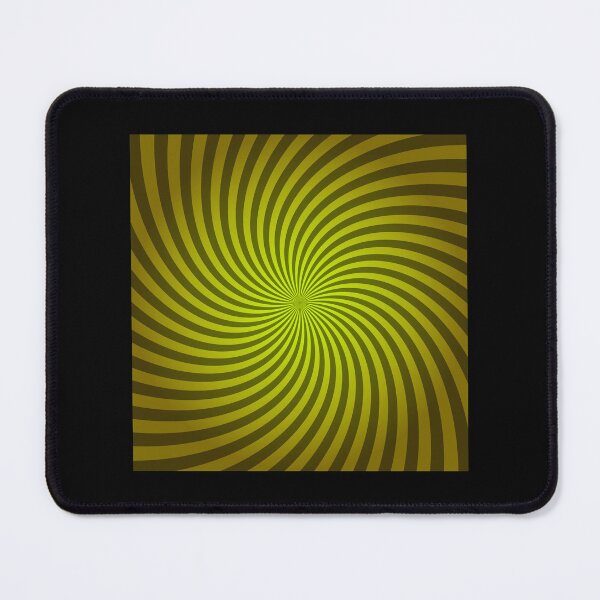Item preview, Hypnotic Spiral "Discordia" - Yellow, Square, Clockwise designed and sold by Ella Jameson.