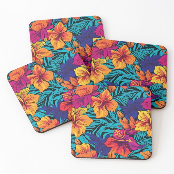 Item preview, Vibrant Tropical Floral Pattern: Colorful, Bold, and Chicano-Inspired designed and sold by GiveMeMood.