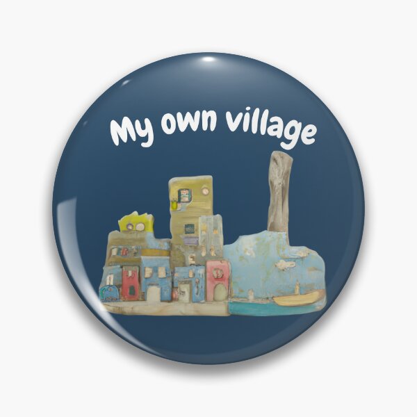 Item preview, Wooden village designed and sold by Ball-and-Match.