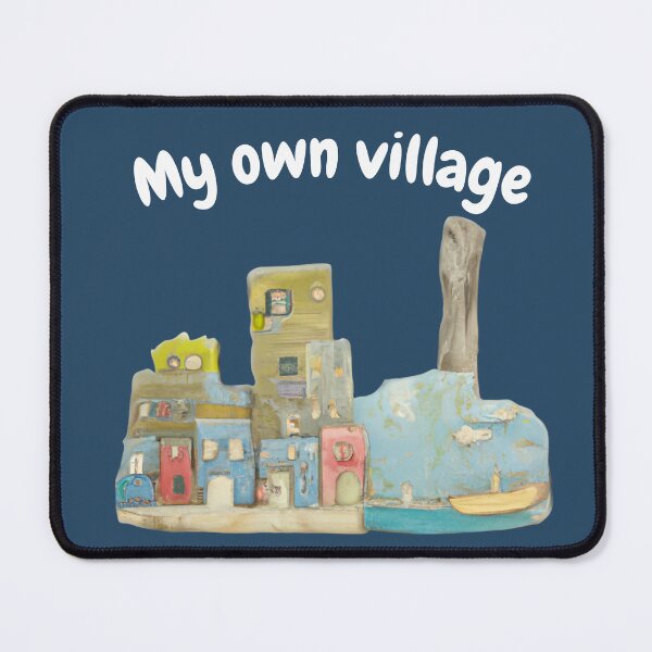Item preview, Wooden village designed and sold by Ball-and-Match.