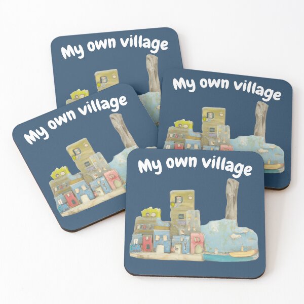 Item preview, Wooden village designed and sold by Ball-and-Match.