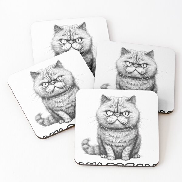 Item preview,  Your Coffee, My Cream : Funny Cat Graphic designed and sold by MTJ-Mushrooms.