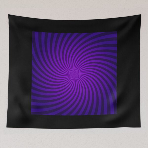 Item preview, Hypnotic Spiral "Discordia" - Purple, Square, Clockwise designed and sold by Ella Jameson.
